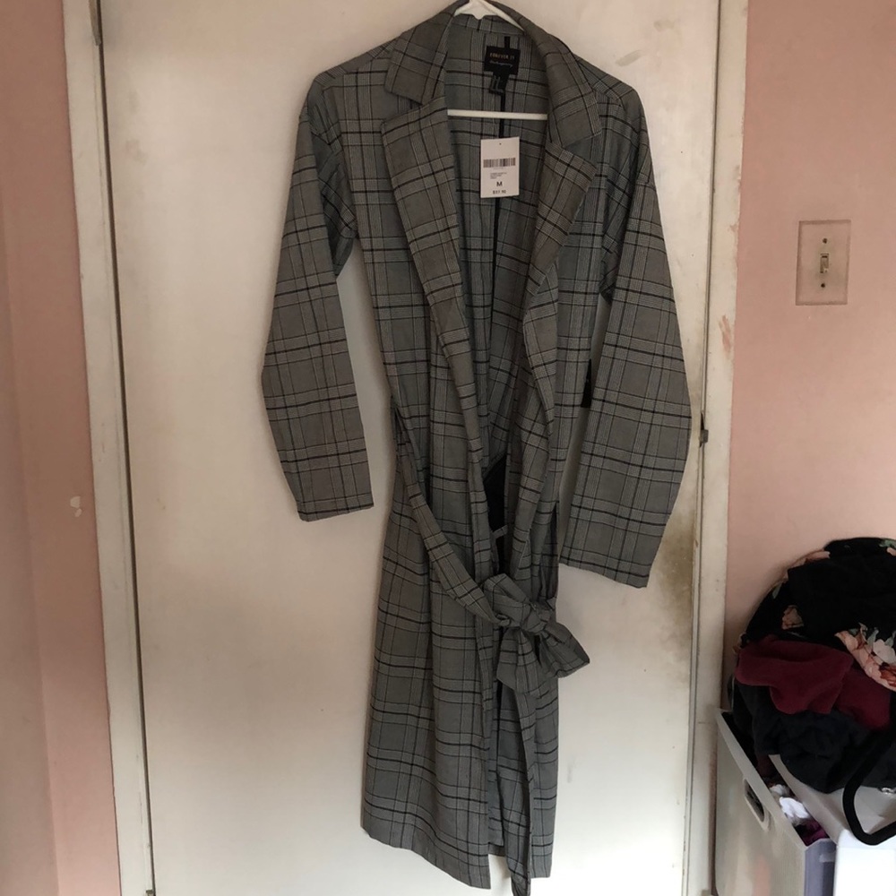 Plaid coat